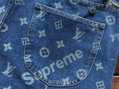 Supreme x Louis Vuitton Jacquard Denim 5-Pocket Jeans