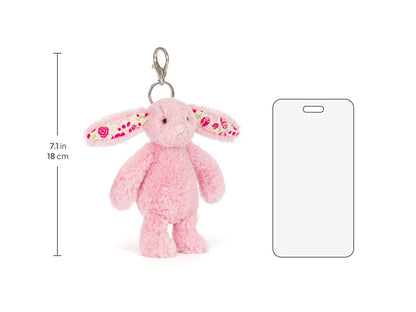 Blushkin Blossom Bunny Bag Charm