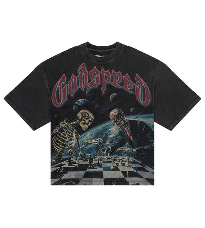 Godspeed Checkmate Thermal Tee Washed Grey
