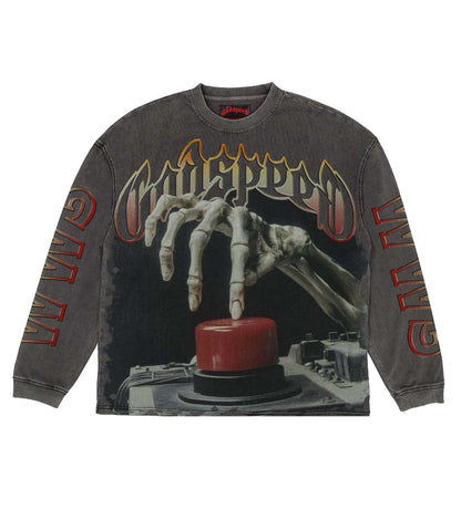 Godspeed Code Red L/S Tee Grey