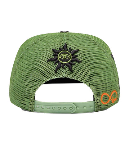 Godspeed Forever Trucker Hat Boom Lime Wash