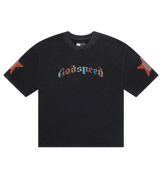 Godspeed Pastel Cowboy Tee Black