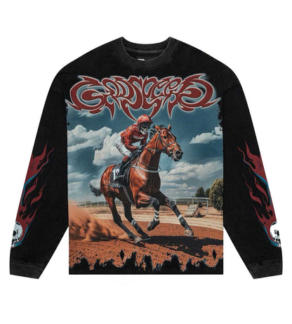 Godspeed Thorough L/S Tee Black Wash