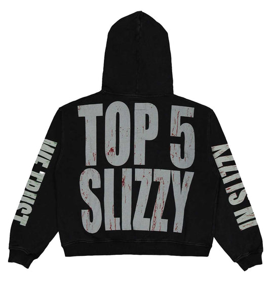 Godspeed Top 5 Slizzy VVS Hoodie Black Wash