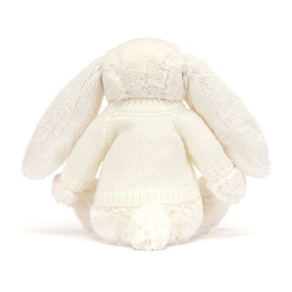 Bashful Twinkle Bunny with Personalized Cream Jumper