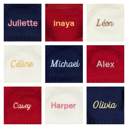 Zodihop Luxe Bunny with Personalized Navy Jumper