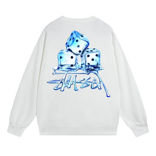 Stussy Sweatshirts Crew Neck Fleece Sweater