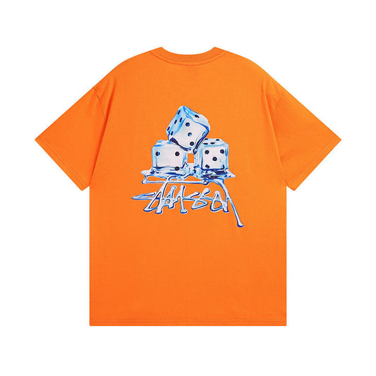 Stussy T Shirts Casual Loose Couple T Shirts