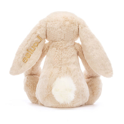 Personalized Bashful Luxe Bunny Willow Huge