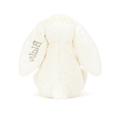 Personalized Cream Bunny with Plant