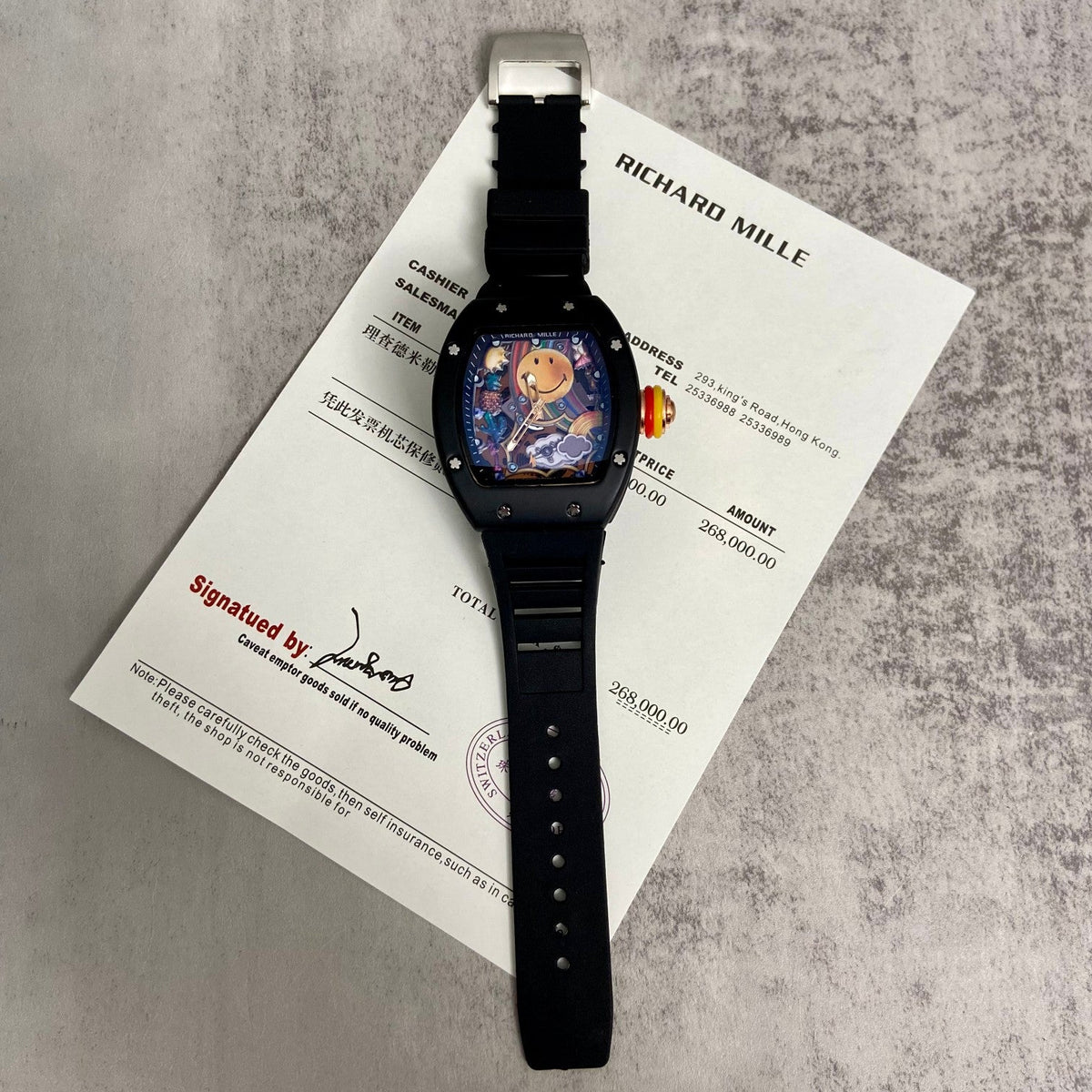 Richard Mille RM 88 Automatic Tourbillon Smiley Watch