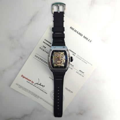 Richard Mille RM052 Series Skeleton Skull Automatic Quartz Watch