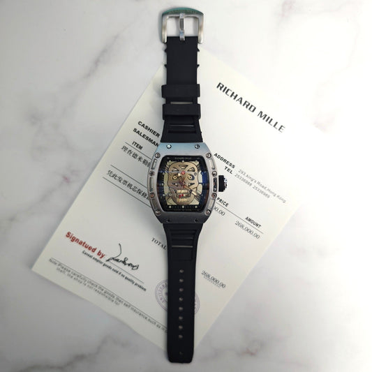 Richard Mille RM052 Series Skeleton Skull Automatic Quartz Watch