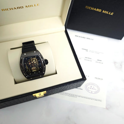 Richard Mille RM052 Series Skeleton Skull Automatic Quartz Watch