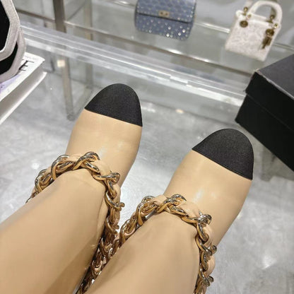 Chanel 25B Runway Chain Knee-High Boots – Autumn/Winter Collection