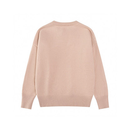 AMI Paris Classic Jacquard Heart Crewneck Sweater – 2025SS
