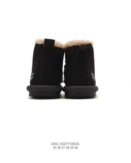 UGG Mid-Height Sheepskin Snow Boots