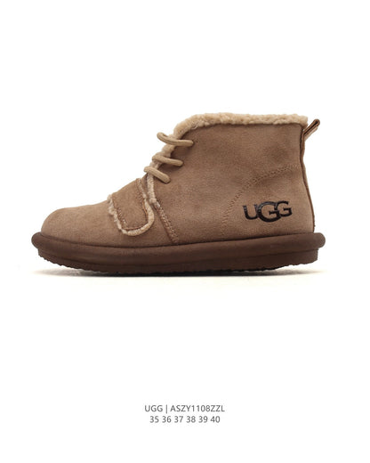 UGG Mid-Height Sheepskin Snow Boots