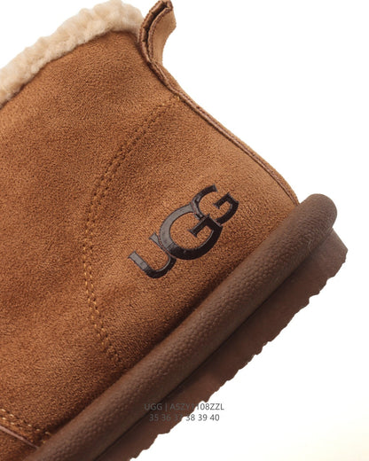 UGG Mid-Height Sheepskin Snow Boots