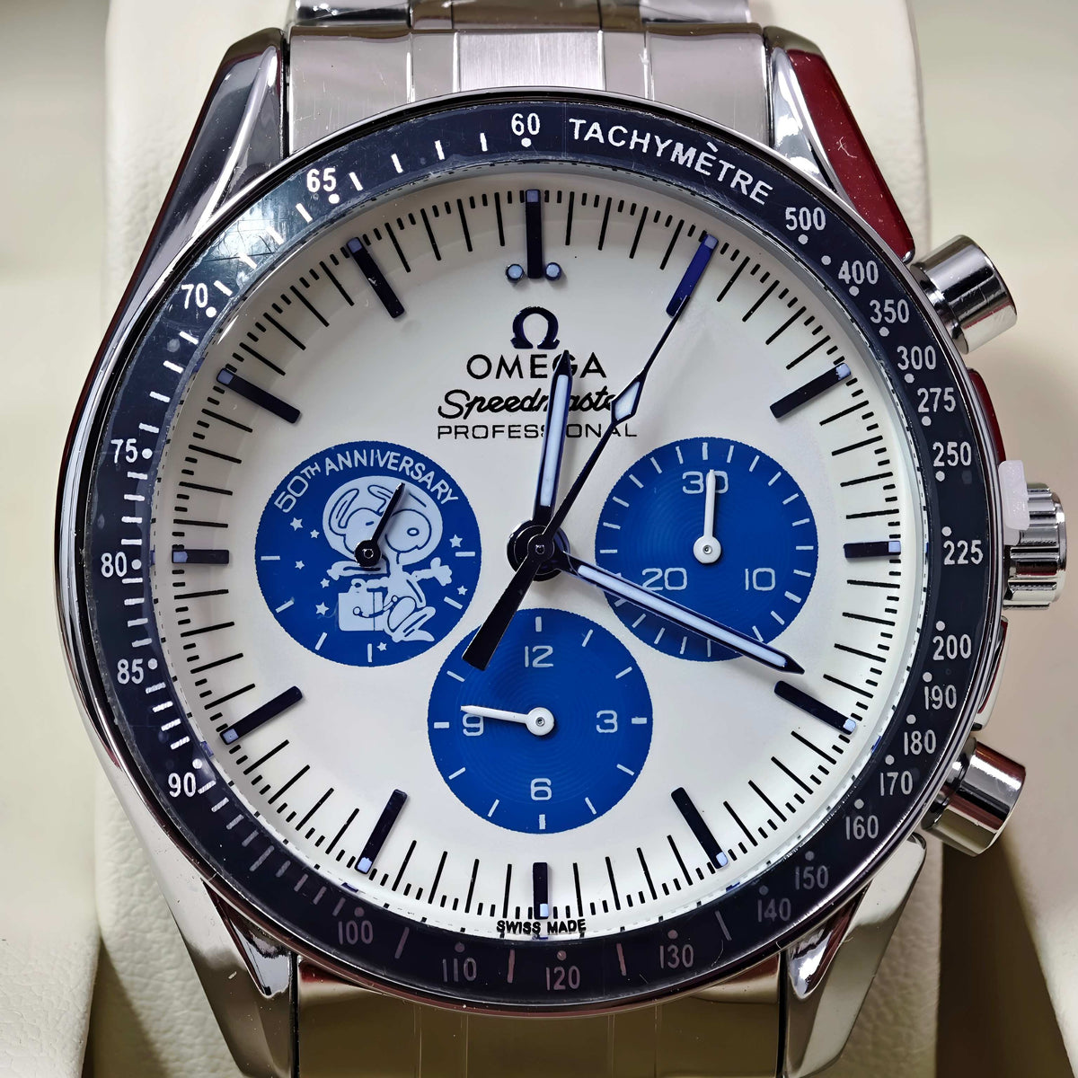 Omega Speedmaster Snoopy 50th Anniversary Quartz Watch