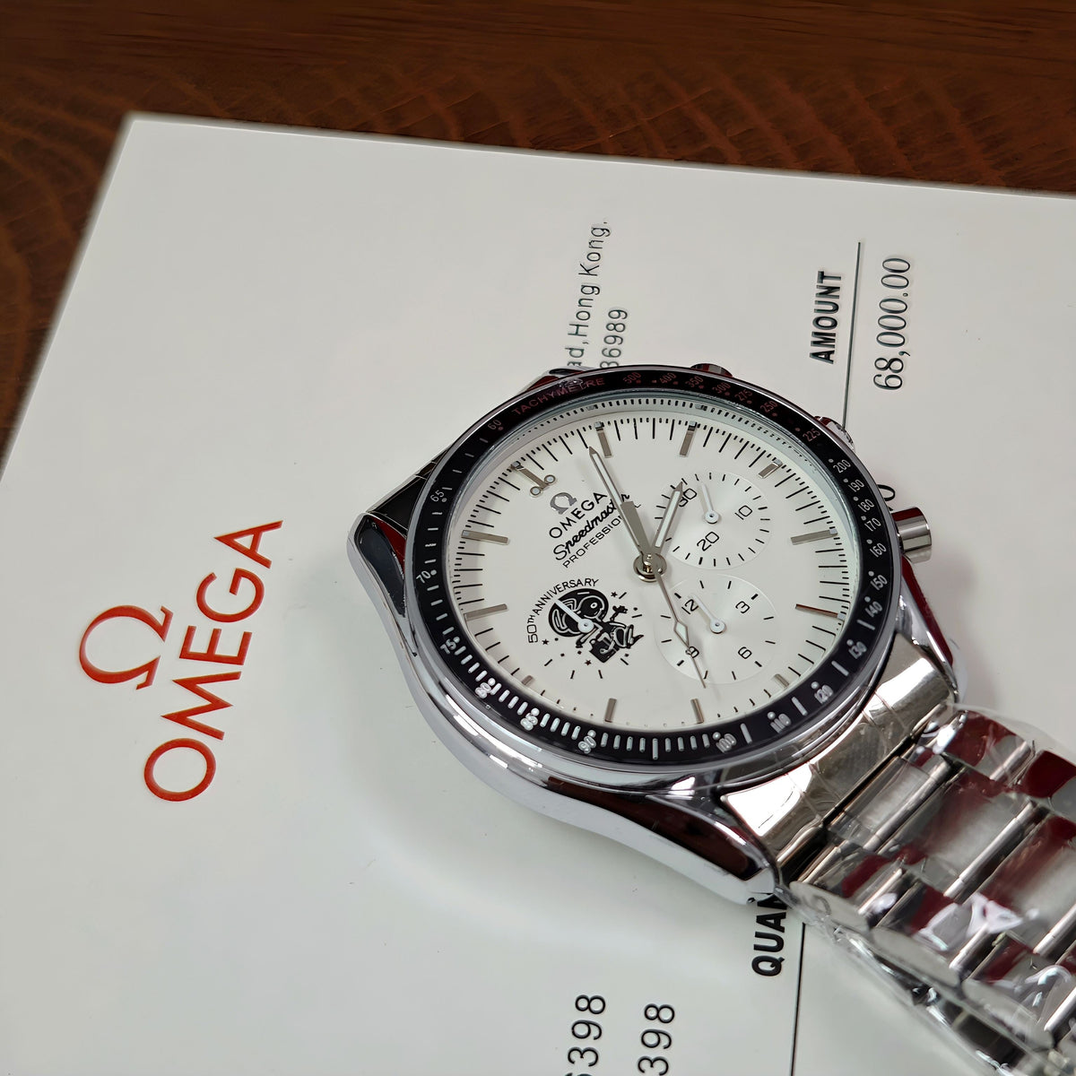 Omega Speedmaster Snoopy 50th Anniversary Quartz Watch