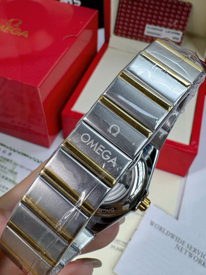 Omega Constellation Mechanical Gold/Blue Dial Watch