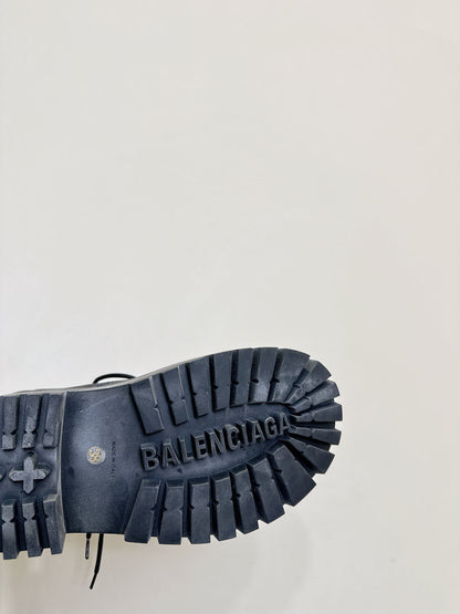 Balenciaga Platform Lace-Up Martin Boots – 25SS