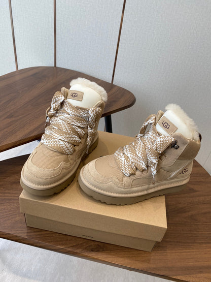 UGG Knitted Shearling Snow Boots
