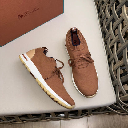 Loro Piana Flexy Walk Wool Knit Sneakers