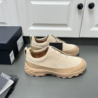 Zegna Triple Stitch™ Monte Suede Loafers – 2024 Collection