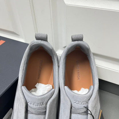 Zegna Triple Stitch™ Monte Suede Loafers – 2024 Collection