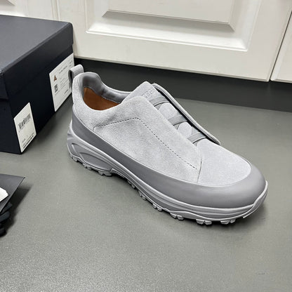 Zegna Triple Stitch™ Monte Suede Loafers – 2024 Collection