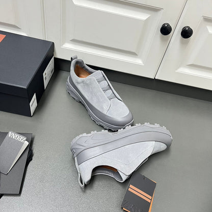 Zegna Triple Stitch™ Monte Suede Loafers – 2024 Collection