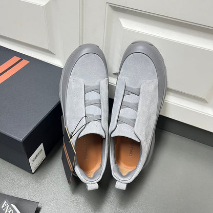 Zegna Triple Stitch™ Monte Suede Loafers – 2024 Collection