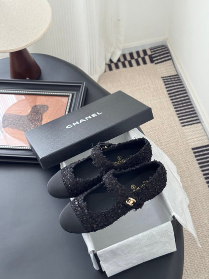 Chanel 25s Runway Mary Jane Flats