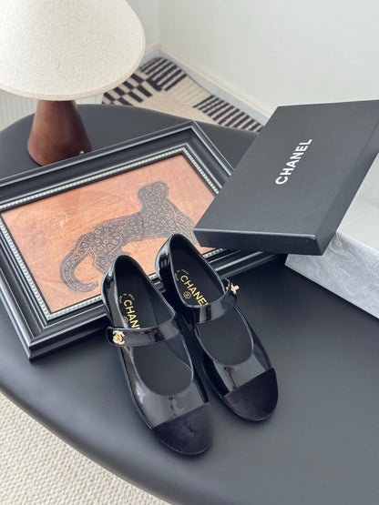 Chanel 25s Runway Mary Jane Flats