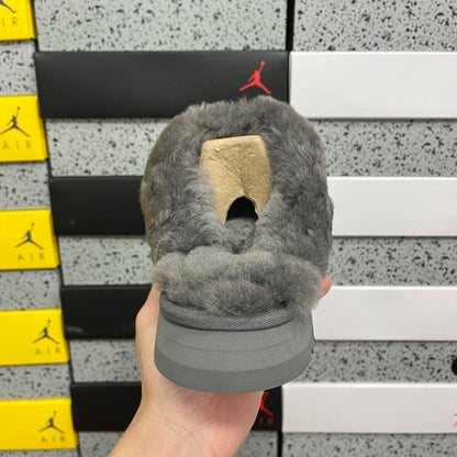 UGG Thick-Soled Low-Cut Fur Snow Boots