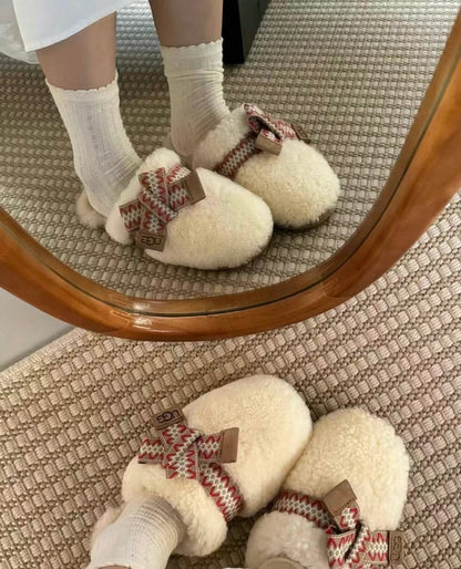 UGG Autumn/Winter Wool Slippers