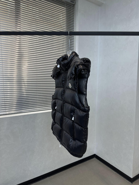 Moncler Bormes Quilted Hooded Down Vest