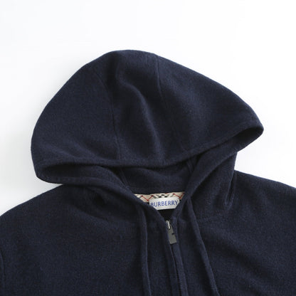 Burberry Embroidered Zip Cardigan