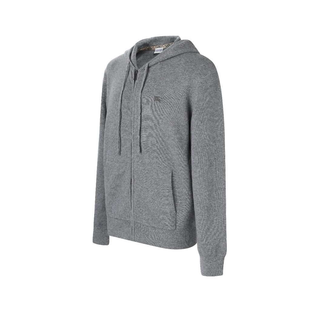 Burberry Embroidered Zip Cardigan