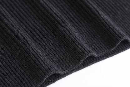 Gucci Wool Cashmere Blend Ribbed Knit Sweater